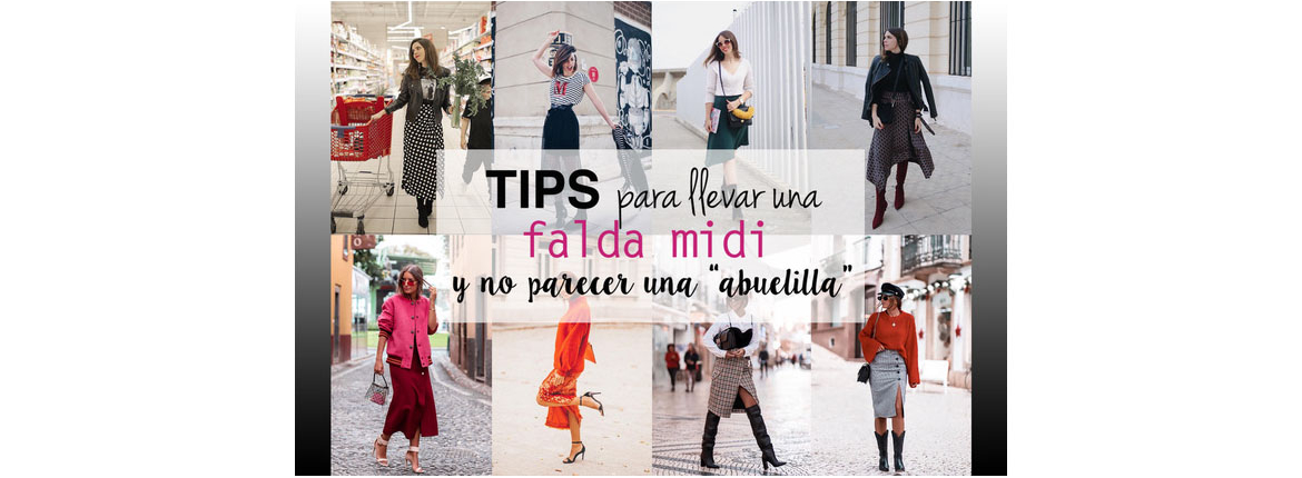 Tips para llevar una falda midi