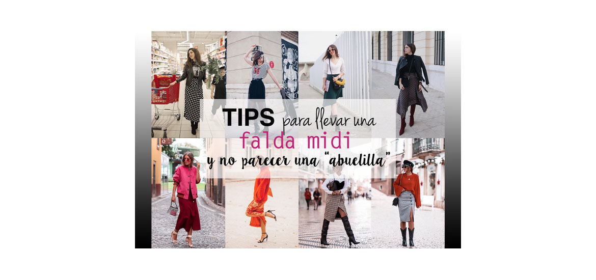 Tips para llevar una falda midi