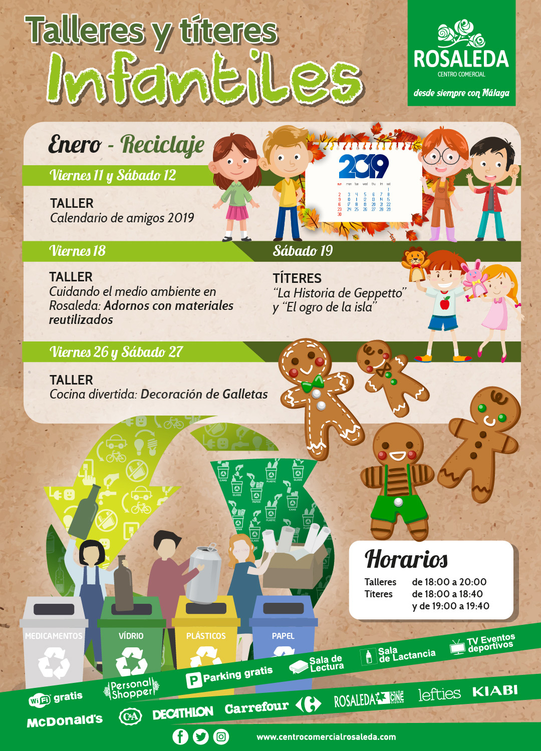 Talleres infantiles (enero 2019)