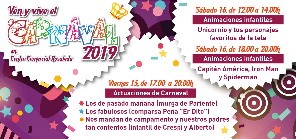 Ven y vive el Carnaval 2019