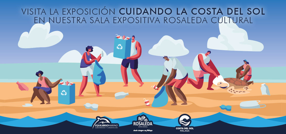 Centro Comercial Rosaleda y Equilibrio Marino exponen “Cuidando la Costa del Sol”