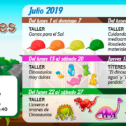 Talleres y títeres infantiles (julio)