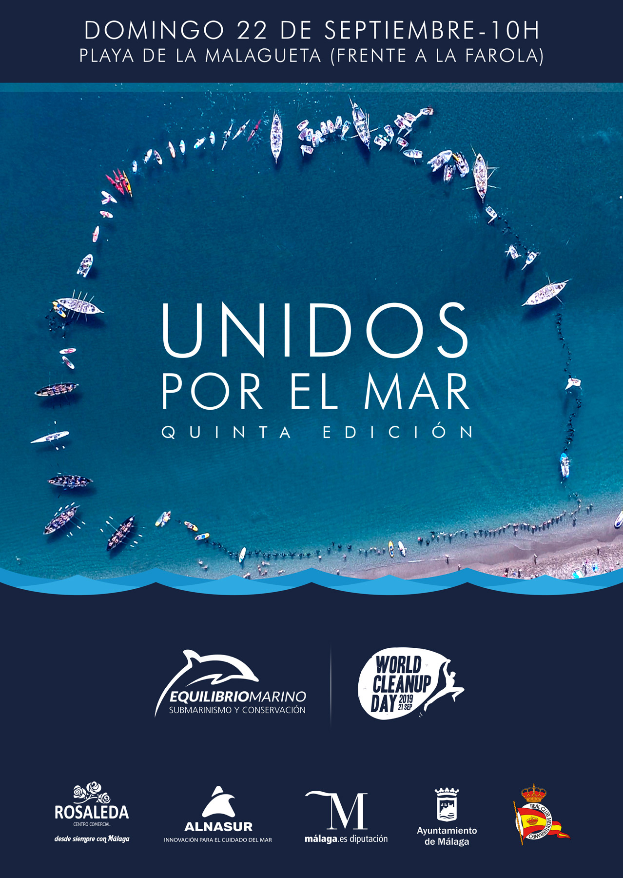 Participa en ‘Unidos por el mar’, un evento que reivindicará un mar limpio y lleno de vida