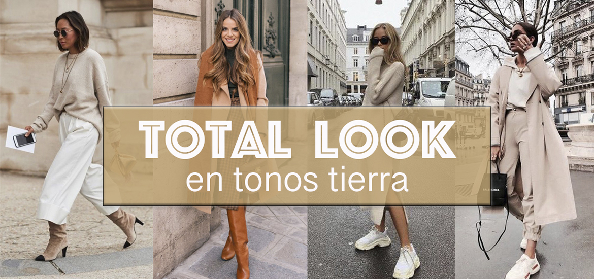 TOTAL LOOK en tonos tierra