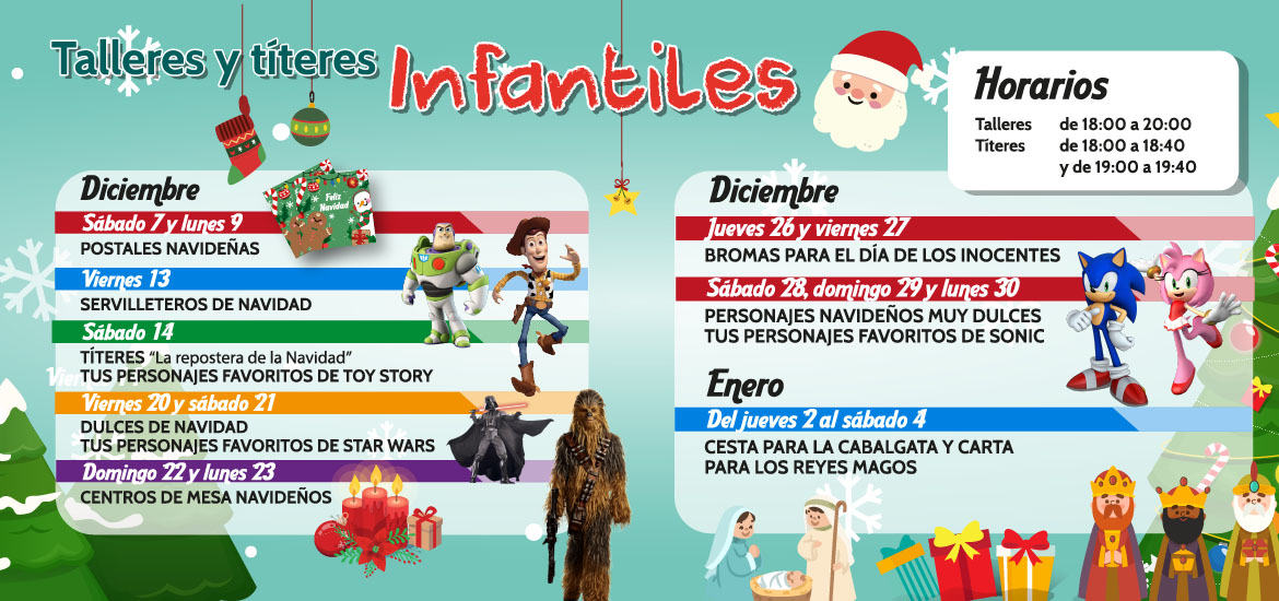 Talleres infantiles (diciembre)