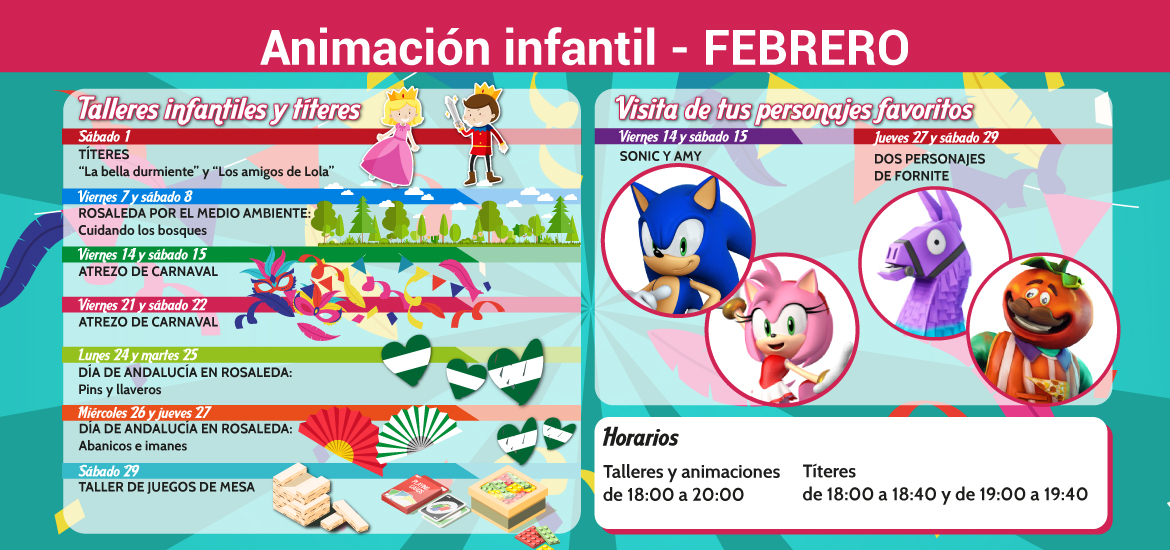 Talleres infantiles (febrero)
