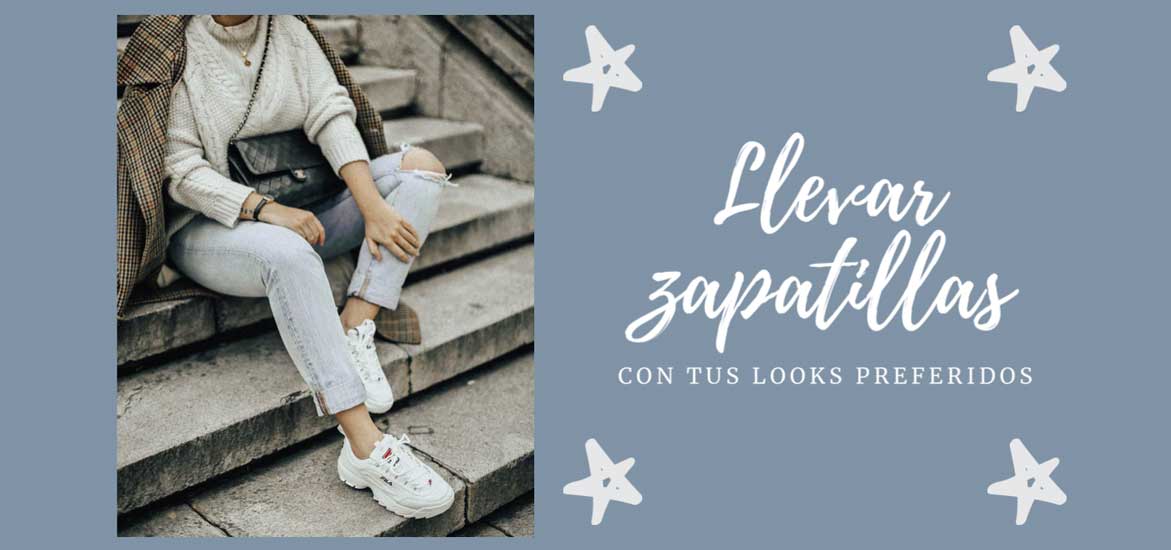 Llevar zapatillas con tus looks preferidos