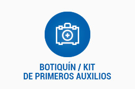 BOTIQUÍN KIT DE PRIMEROS AUXILIOS