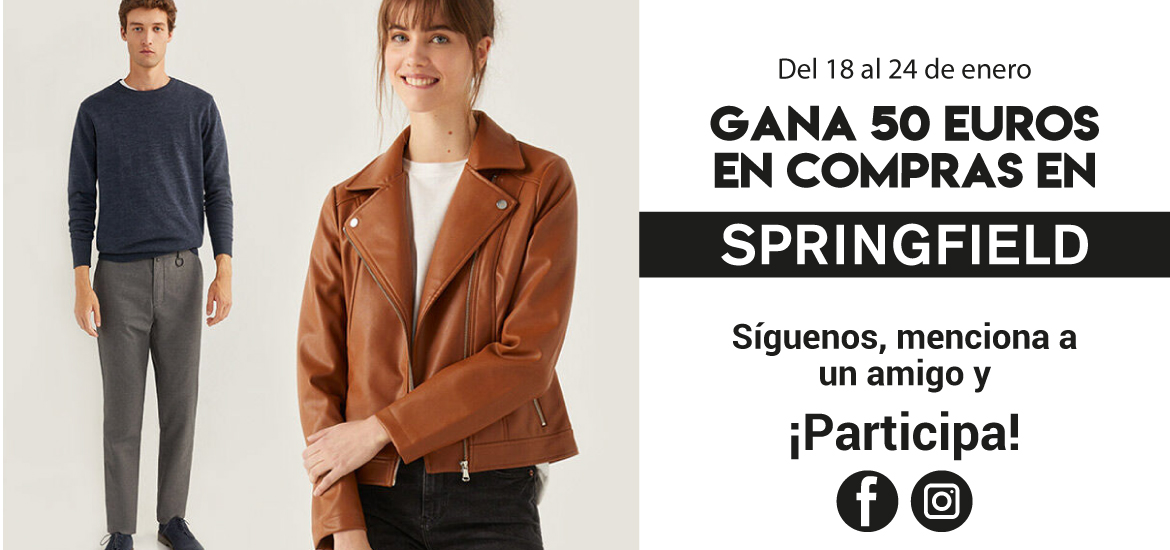 Gana 50 euros en compras en Springfield