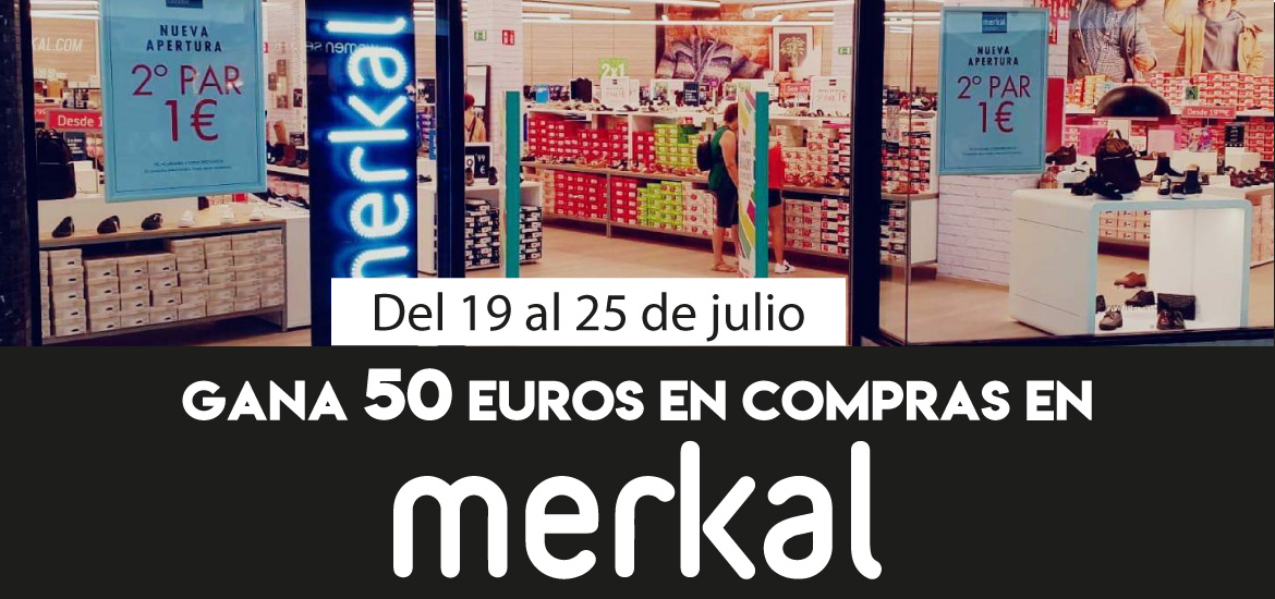 Gana 50 euros en compras en Merkal