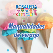 Las manualidades de Rosaleda Kids Club: helados de papel