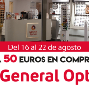 Gana 50 euros en compras en General Óptica