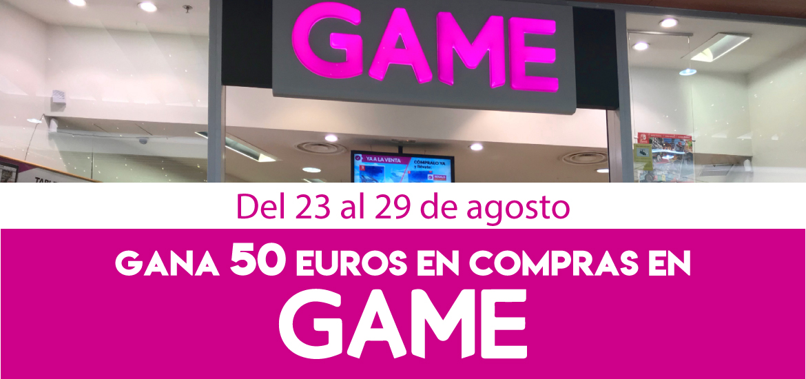 Gana 50 euros en compras en GAME