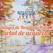 Los dibujos de Rosaleda Kids Club: árbol de acuarela