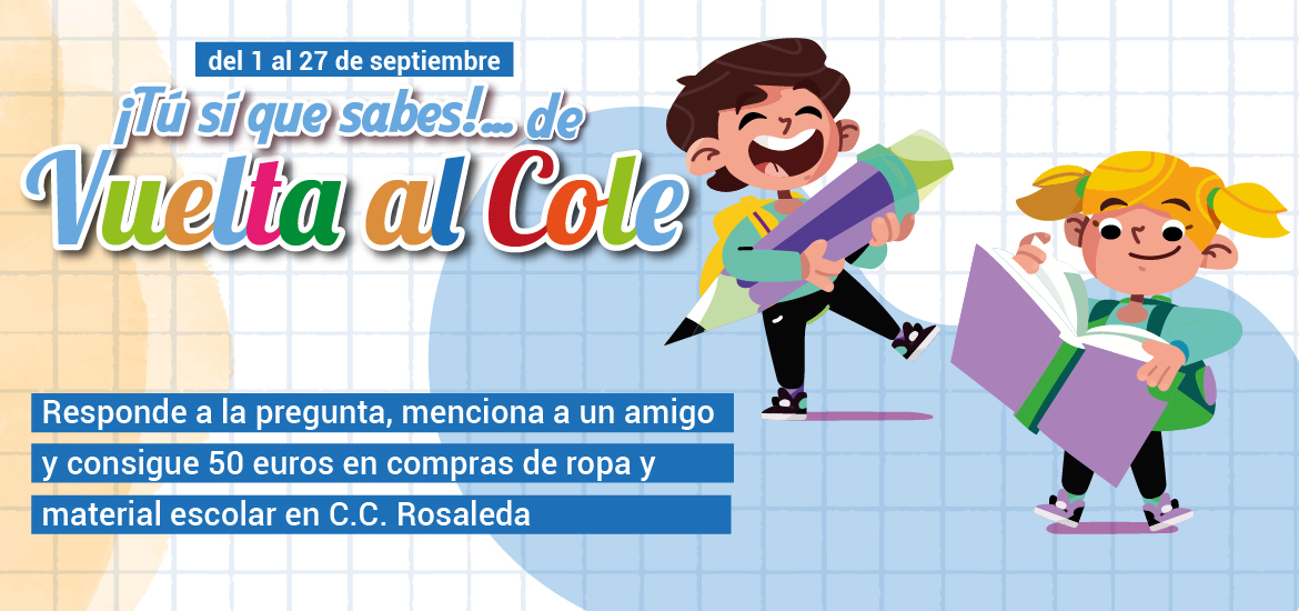 ¡Tú sí que sabes de... Vuelta al cole!