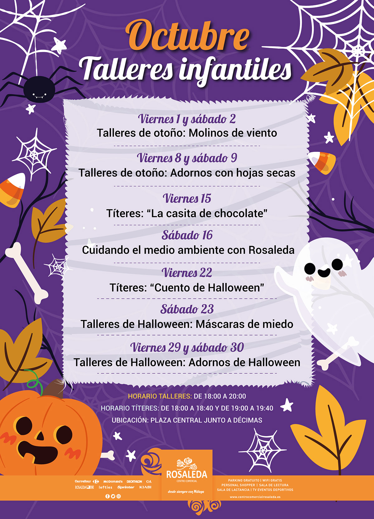 Talleres infantiles de octubre