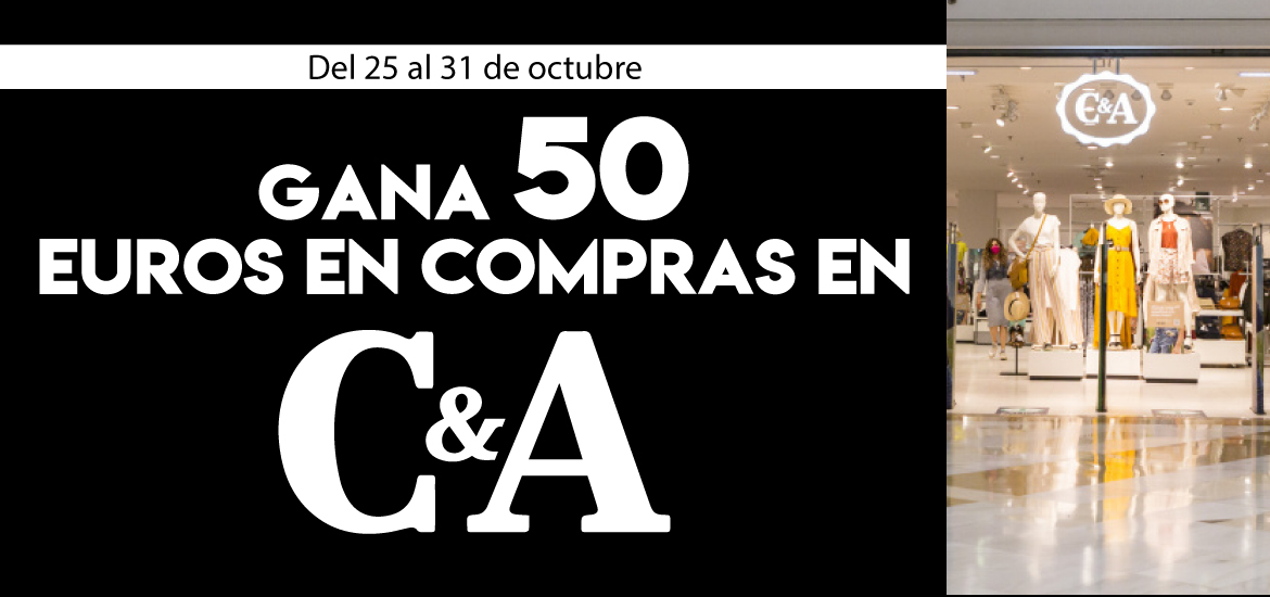 Gana 50 euros en compras en C&A