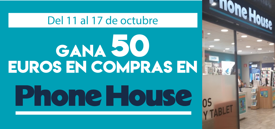 Gana 50 euros en compras en Phone House