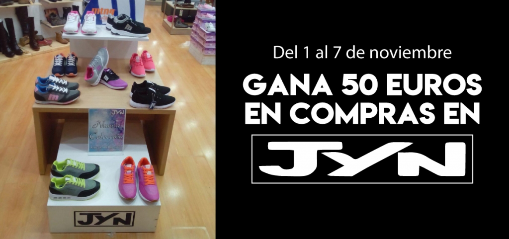 Gana 50 euros en compras en JYN