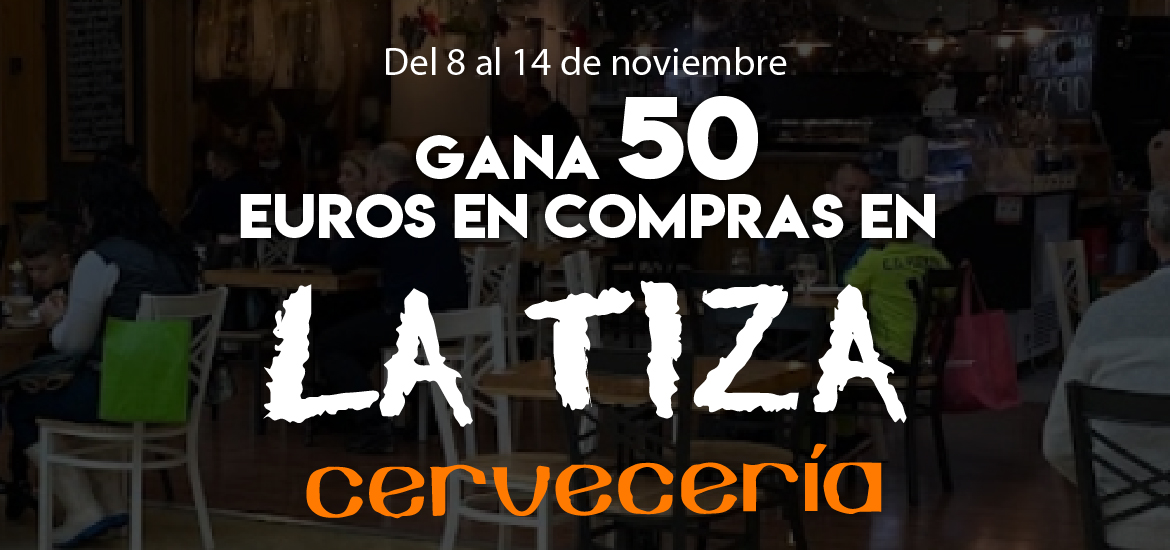 Gana 50 euros para gastar en La Tiza Cervecería