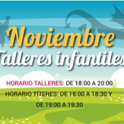 Talleres infantiles de noviembre