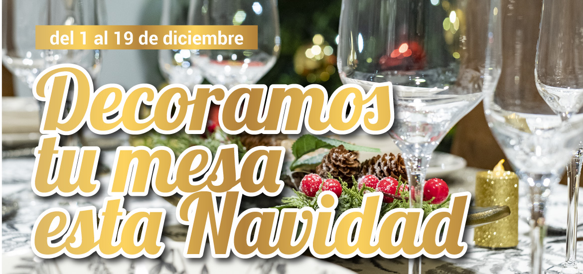 ¡Decoramos tu mesa esta Navidad!