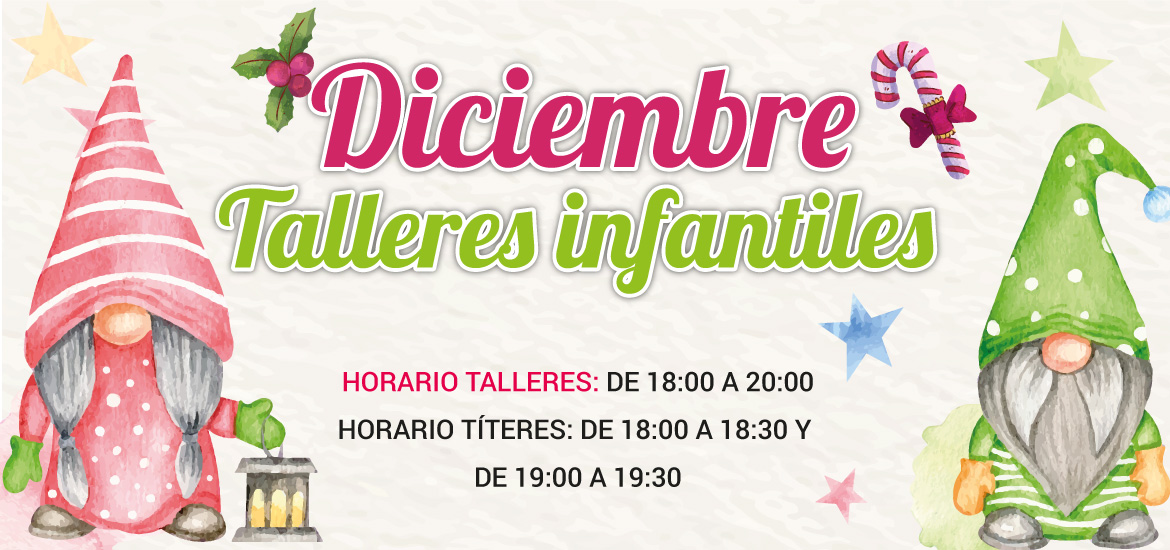 Talleres infantiles de diciembre