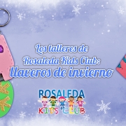 Las talleres de Rosaleda Kids Club: llaveros de invierno