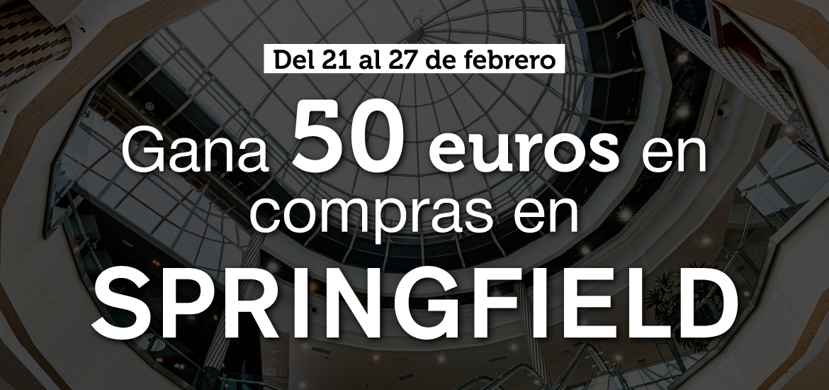 Sorteamos 50 euros en compras en Springfield