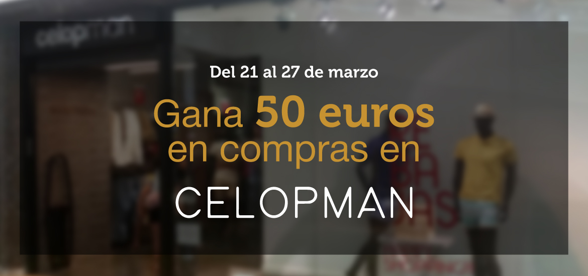 Sorteamos 50 euros en compras en Celopman