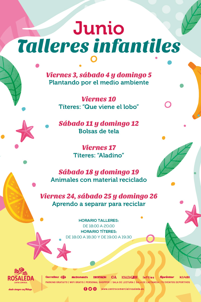 Talleres infantiles de junio