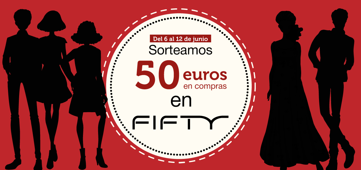 Sorteamos 50 euros en compras en Fifty Factory