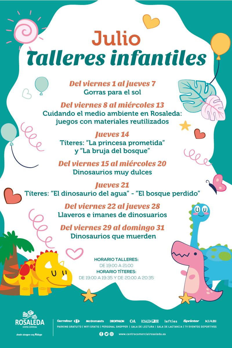 Talleres infantiles julio 2022