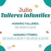 Talleres infantiles julio 2022