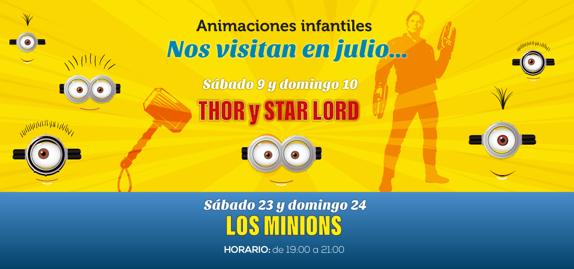 Animaciones infantiles de julio