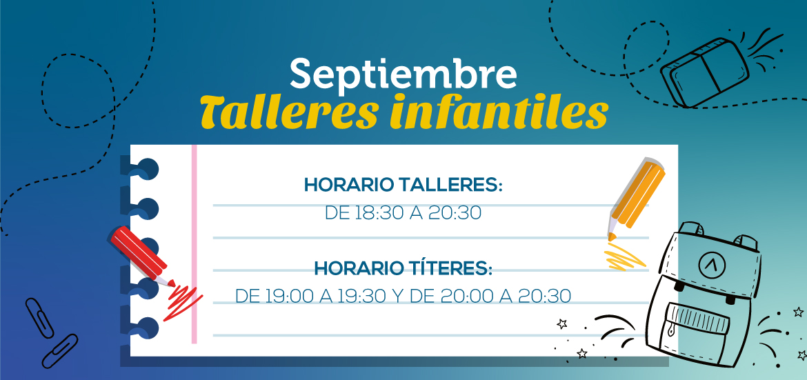 Talleres infantiles de septiembre