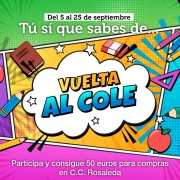 ¡Tú sí que sabes de... Vuelta al cole!