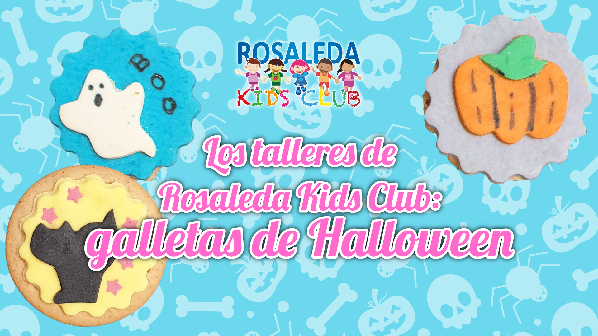 Los talleres de Rosaleda Kids Club: galletas de Halloween