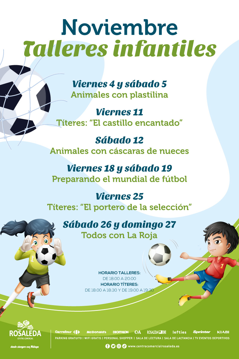 Talleres infantiles de noviembre