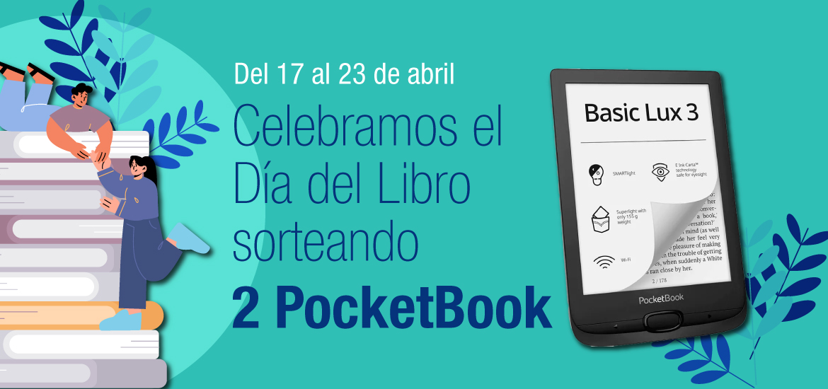 ¡Llévate un PocketBook!