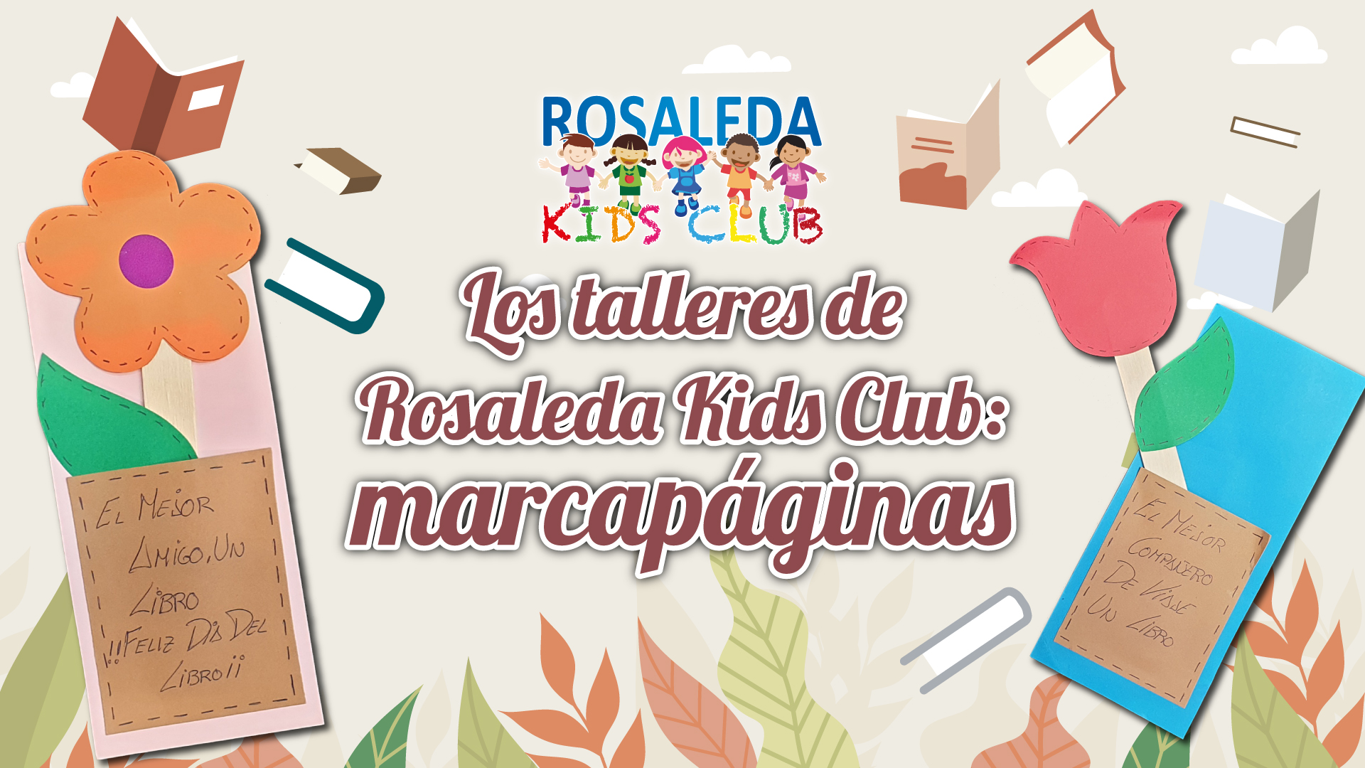 Rosaleda Kids Club: marcapáginas