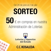 Gana 50 euros en compras en la Administración de Loterías