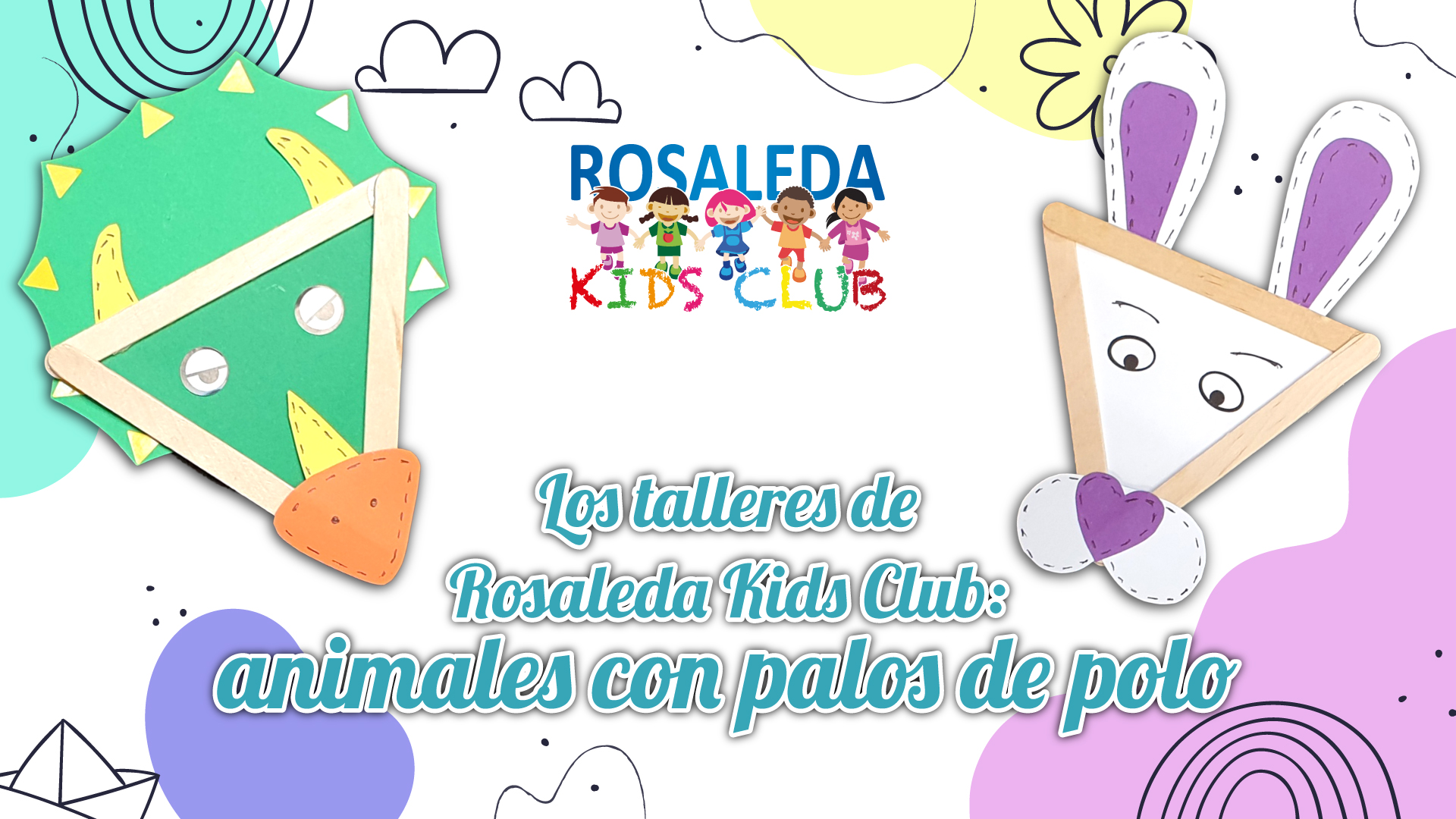 Rosaleda Kids Club: animales con palos de polo