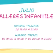 Talleres infantiles de julio