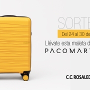 Consigue una maleta de cabina de PACOMARTÍNEZ