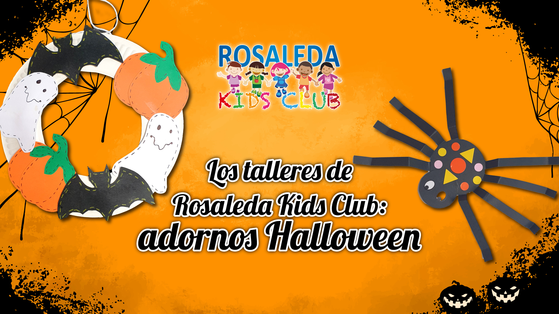 Rosaleda Kids Club: adornos de Halloween