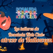 Los talleres de Rosaleda Kids Club: atrezo de Halloween