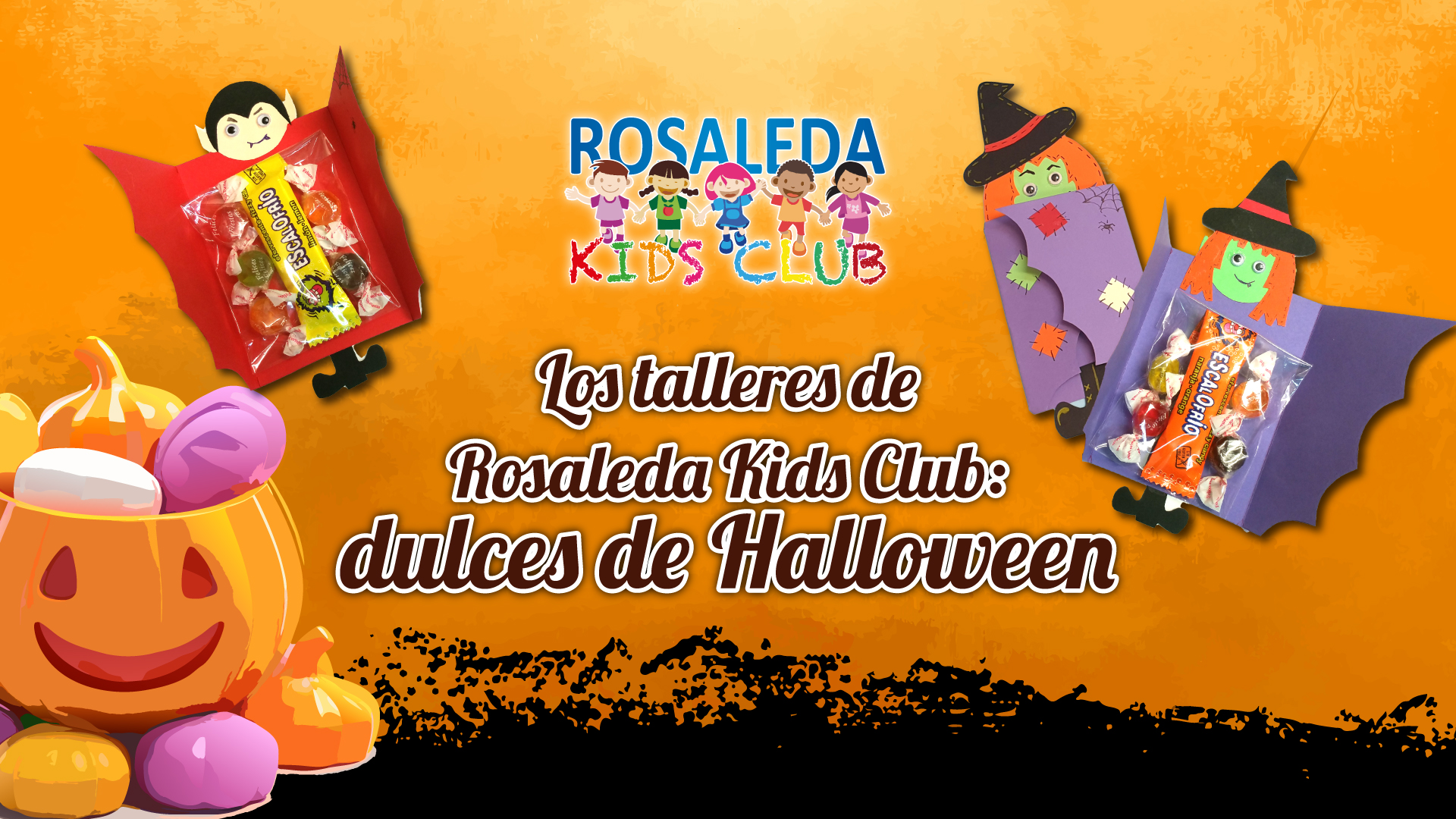 Rosaleda Kids Club: dulces de Halloween