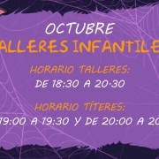 Talleres infantiles de octubre 2023