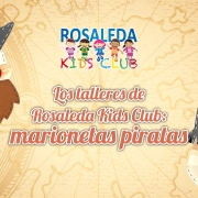 Los talleres de Rosaleda Kids Club: marionetas piratas